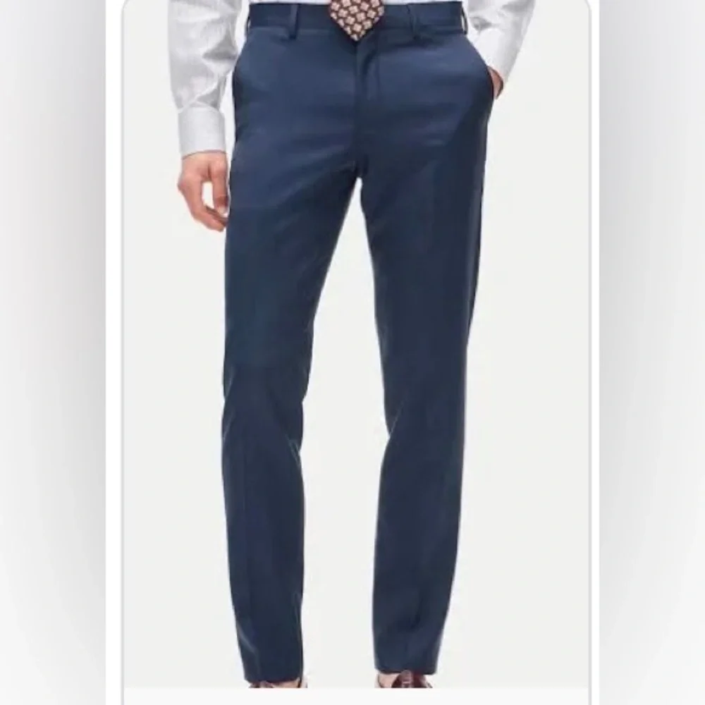 J crew mens ludlow slim fit navy suit pants 32x34 wool blend